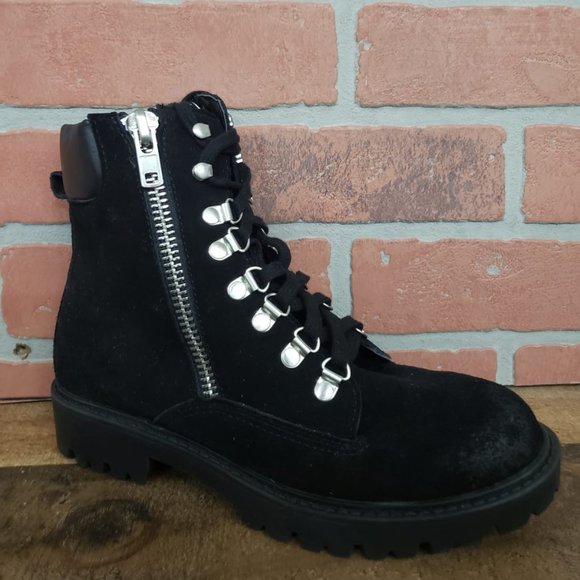 Charles David Rocky Lace-Up Suede Boots size 6
